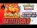 Pokemon TCG Pocket [BATTLE SOLO] - Advanced Ho-Oh EX &amp; Entei Deck (Wisdom of Sea and Sky)