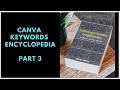 Canva Keywords Encyclopedia [PART 3]