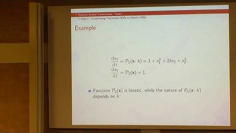 Mr. Tomislav Plesa | Framework for Construction of Caricature Chemical Reaction Systems