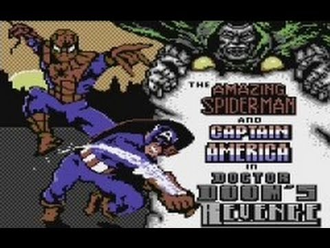 The Amazing Spiderman and Captain America in Doctor Doomu0027s Revenge (C64) - playthrough