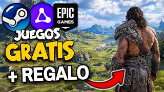 9 JUEGOS GRATIS en STEAM + REGALO por tiempo LIMITADO en EPIC GAMES🎁 + AMAZON LUNA