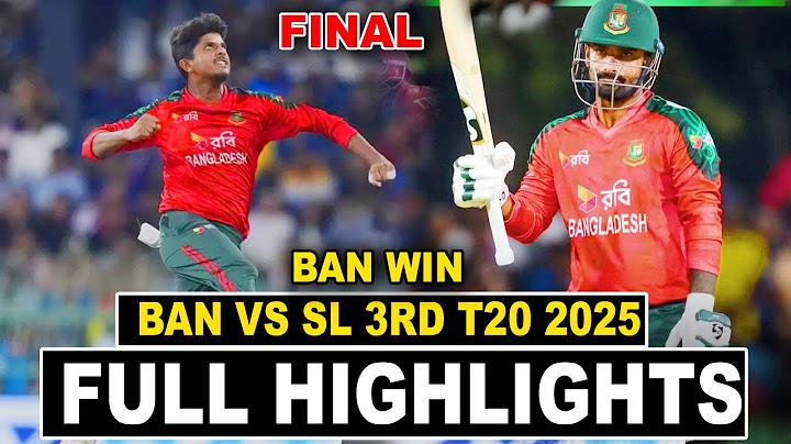 Full Highlights Bangladesh vs Sri Lanka 3rd T20 Match Highlights 2025 || Ban vs Sl 3rd T20 2025