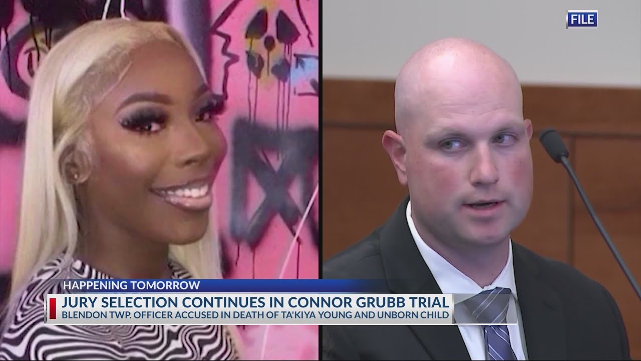 Trial Begins For Connor Grubb Police Officer Fatally Shot Pregnant Ta Kiya Young