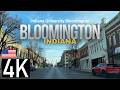 Road Tour – Driving in Bloomington, Indiana, USA – Indiana University Bloomington