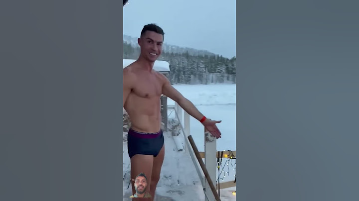 Ronaldo❤Our Christmas message to the world (from Santa's village)