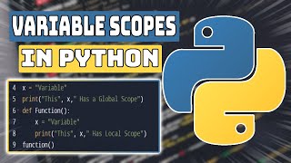 Global VS Local Variables in Python | Python Tutorial for Beginners