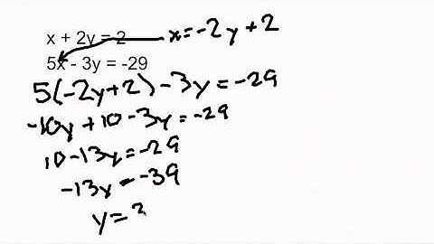 Algebra 2: Ch 4.1 and 4.2: Intro to Linear Systems and Solution of Systems in Linear Equations