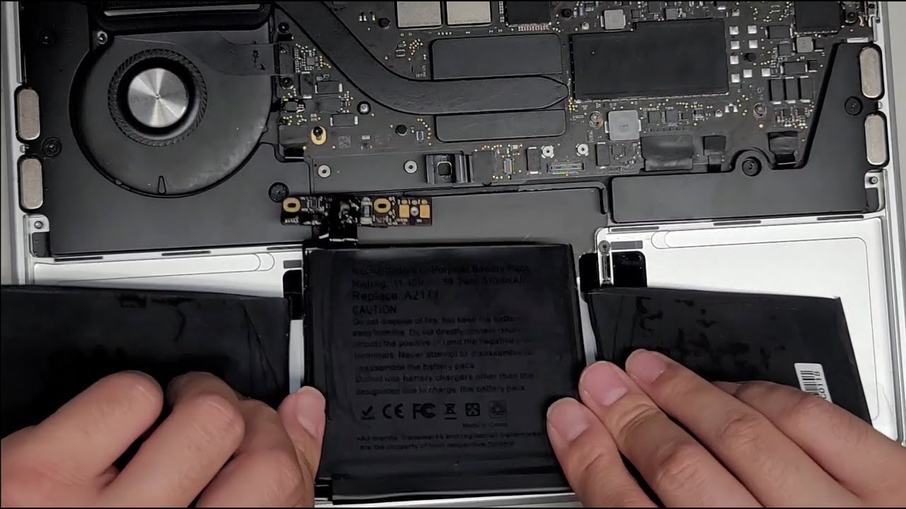 2020 13" inch MacBook Pro A2338 Disassembly Battery Trackpad Touchpad Touch  Pad Replacement Repair - YouTube