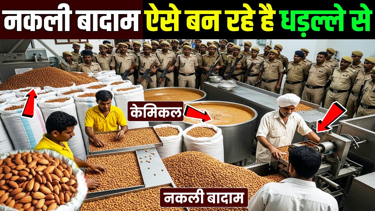 Fake Almonds सर्दीयो मे नकली बादाम कैसे बनाया जा रहा है धड़ल्ले से | Shocking Fake ...