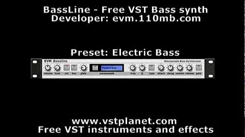 BassLine - Free VST bass synth - vstplanet.com