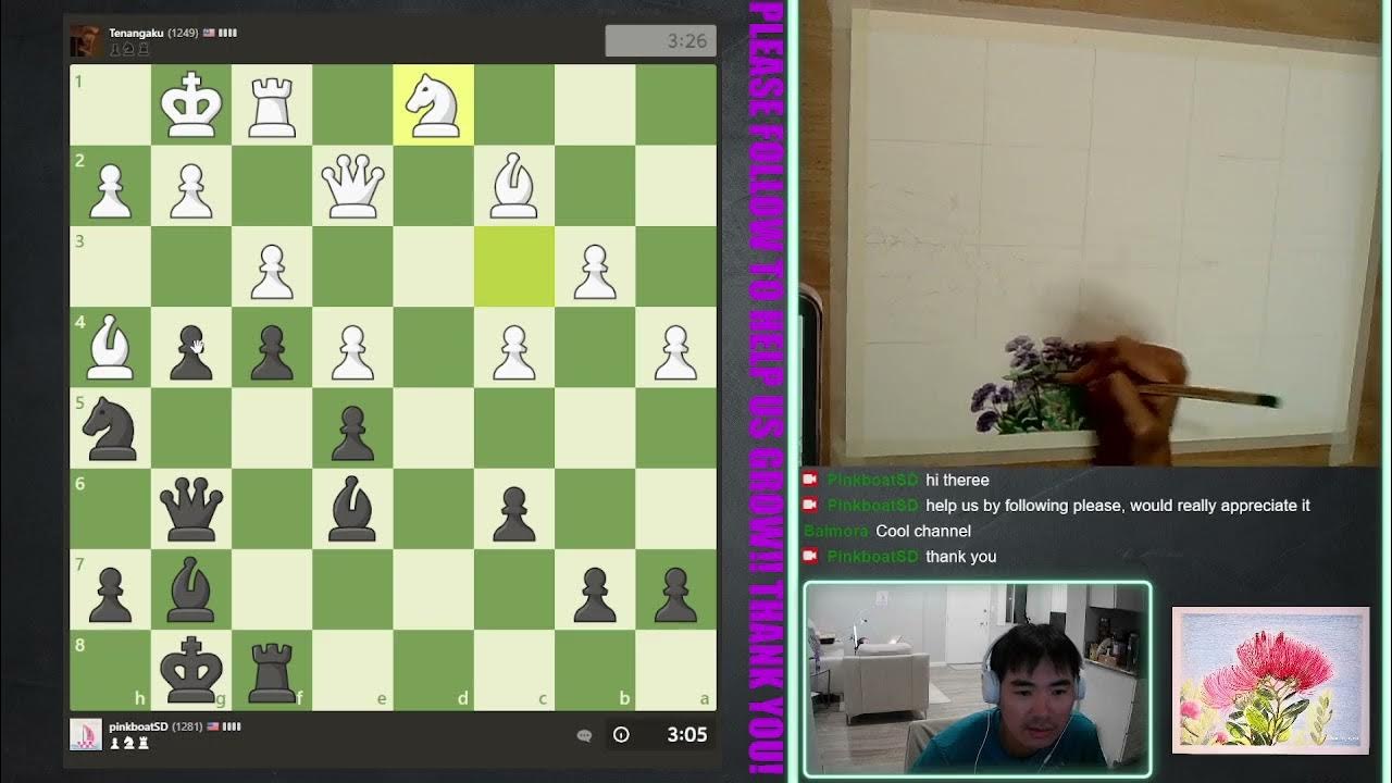 Beautiful checkmate just beautiful chess while drawing La Jolla Cove YouTube