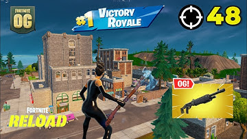 48 Elimination Solo "RANKED Reload” Gameplay Wins (Fortnite Chapter 7 PS5 Controller)