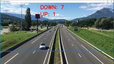 Vehicle counter Python OpenCV