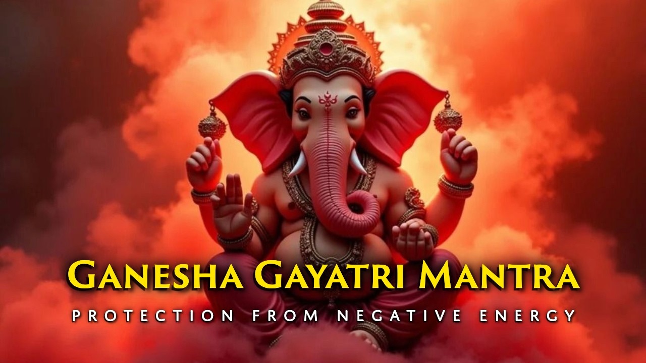 श्री गणेश गायत्री मंत्र | Om Ekadantaya Vidmahe | Ganesha Gayatri Mantra | Rigveda Bhakti
