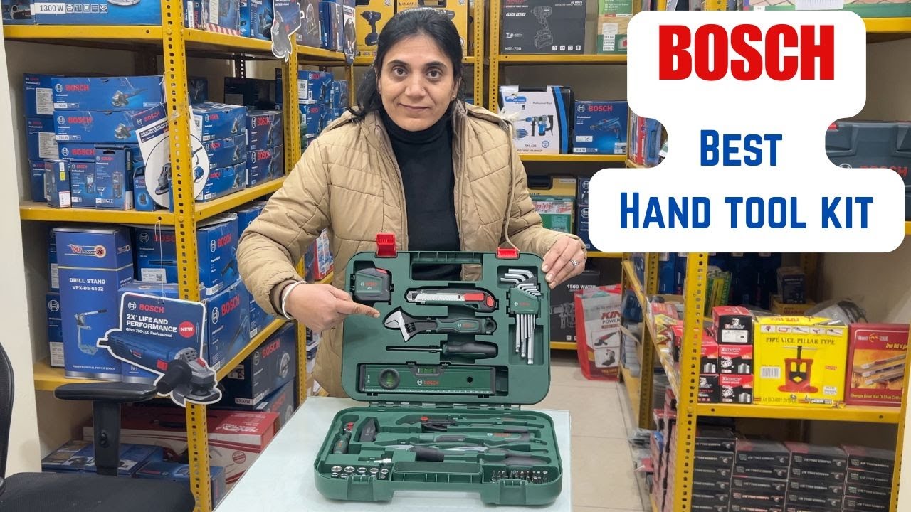 Bosch Hand tool kit -52 pcs for Engineers | Electricians | Plumbers | Home Use & Industries use .
