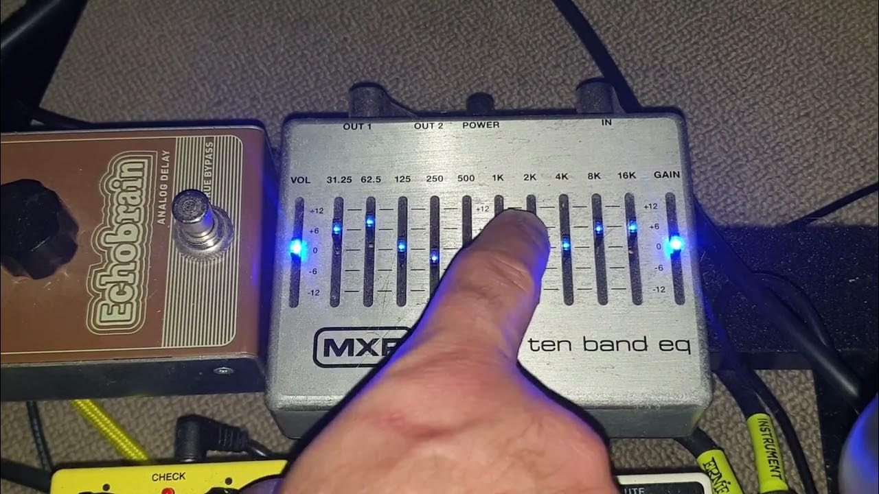 MXR ten band EQ in Fx Loop (Quick Demo) YouTube