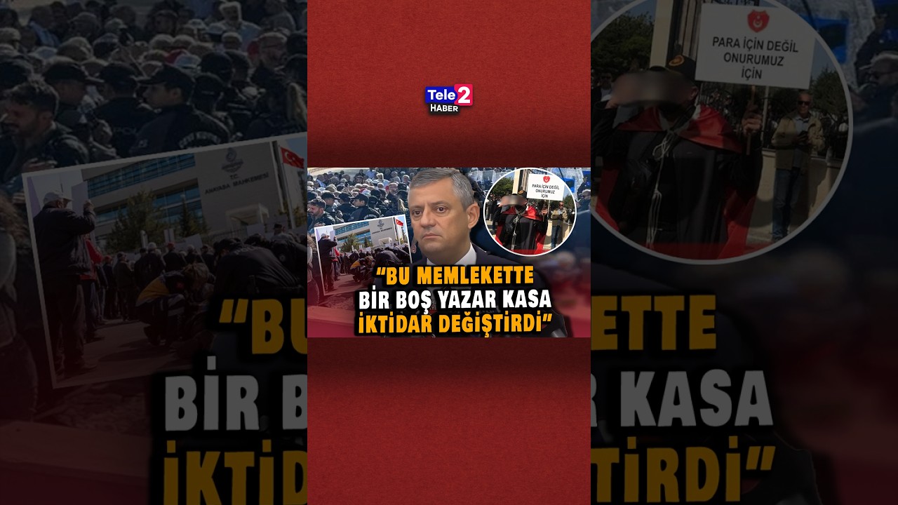 Özgür Özel: Yani bu memlekette bir boş yazar kasa iktidar değiştirdi. Bir emekli canına kıyıyor...