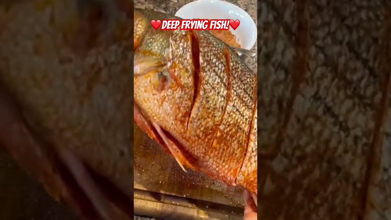 How To Deep Fry Whole Fish Food Recipe Cooking Friedfish