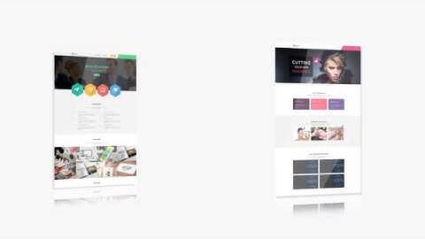 Minimal Website Presentation-After Effects Template