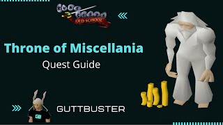 OSRS - Throne Of Miscellania Quest Guide 👑