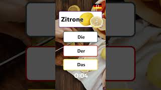 Deutsch Lernen_Die Artikel_Zitrone