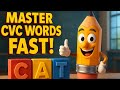 Learn How to Spell CVC Words Step by Step | Fun Phonics Practice | Missing Vowel Spelling Activity