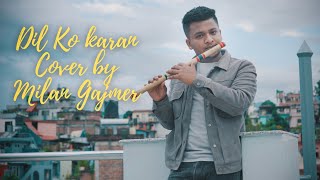 DIL KO KARRAR AAYA Flute Cover | Meelan Gajahmair | 4K Video Resimi