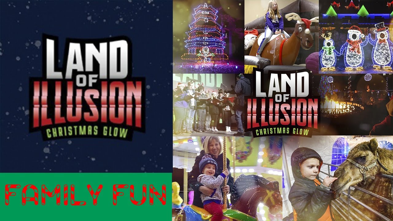 LAND OF ILLUSION CHRISTMAS GLOW MIDDLETOWN OHIO YouTube