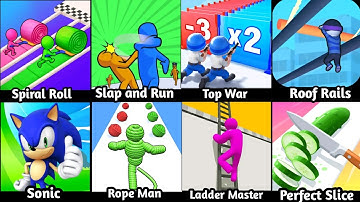 Battery Run vs Ladder Master | Satisfying Mobile Game Gameplay Walkthrough (Android, iOS)