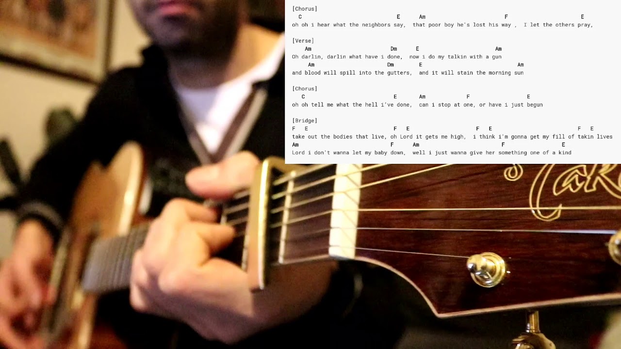 The White Buffalo Oh Darlin What Have I Done Chords For Beginners Youtube