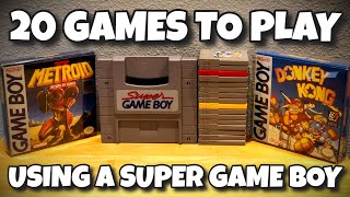 20 Games To Play Using the Super Game Boy screenshot 2