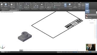 AutoCAD аксонометрия, простые разрезы