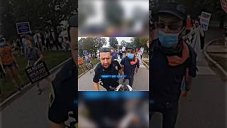 Protesters Block Biker Road Rage 😡