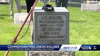 Historic tribute held for Union Civil War veteran in Westmoreland County