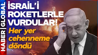 SON DAKİKA! İsrail'i Roketlerle Vurdular! Her Yer Cehenneme Döndü