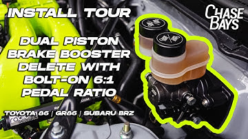 Dual Piston Manual Brake w/ 6:1 Pedal Ratio Install Tour for ZN6/ZN8 w/ FA20 / FA24