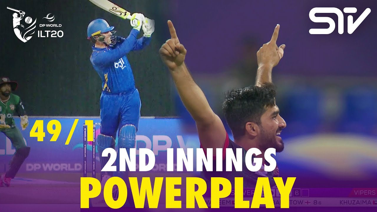 2nd Innings Powerplay | MIE vs DV | Match 09 | DP World ILT20 M3Y1J