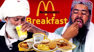 Tribal People Try McDonald's Breakfast For The First Time