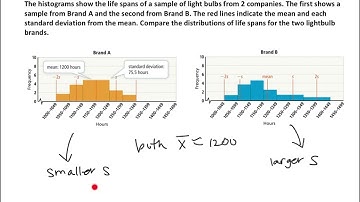 Compare Data Sets using Standard Deviation