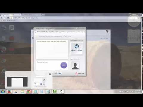 Click and Chat web based chat portal