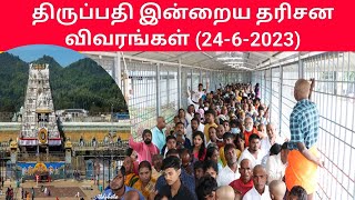 Tirumala latest updates (24-6-2023)|Tirupati today updates|Tirumala today news #tirupati #திருப்பதி