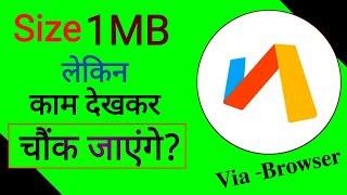 Chrome Browser Alternative || Via- Browser | Size only 1 MB screenshot 5