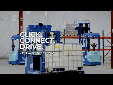 Click. Connect. Drive. | Remote-enabled Autonomous Forklifts with Phantom Auto and ArcBest