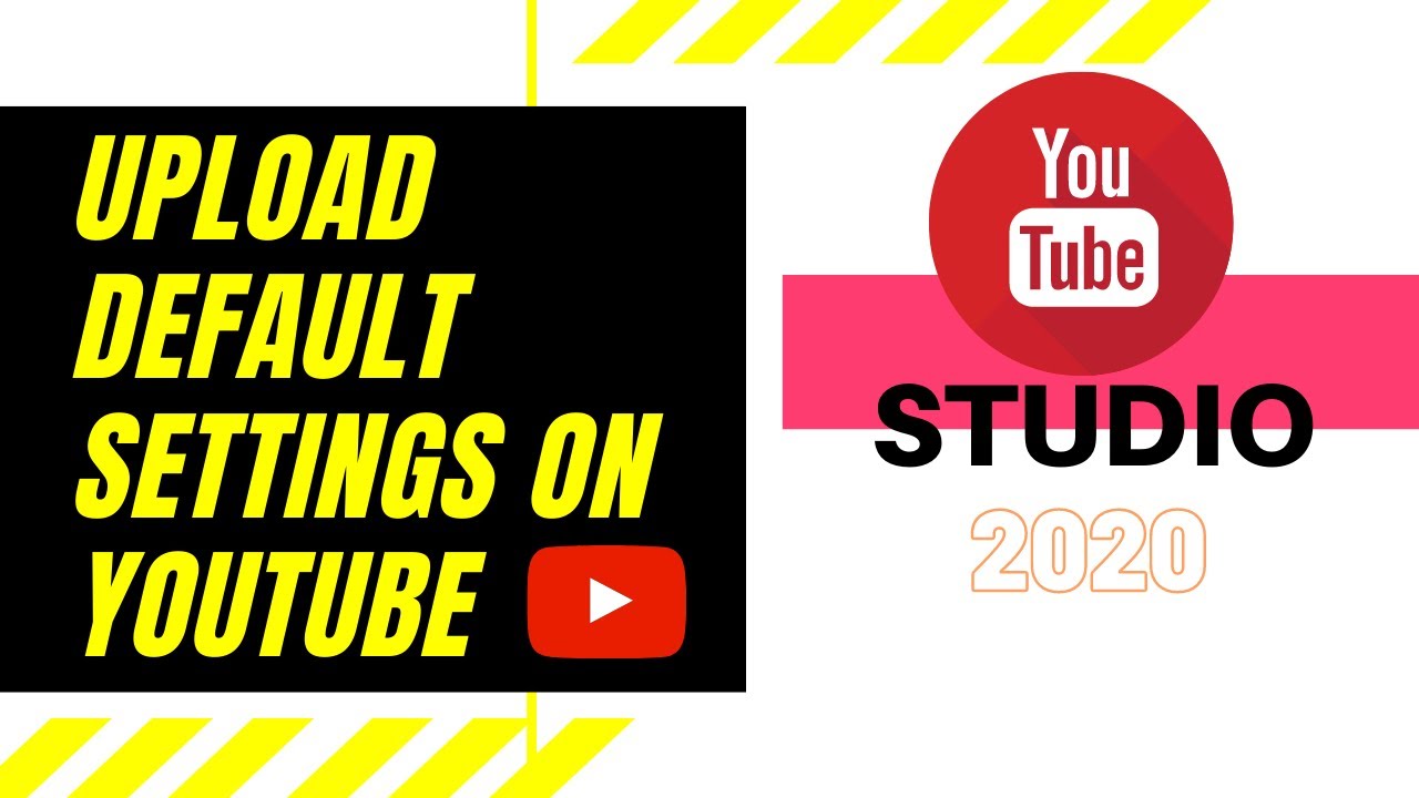 HOW TO CREATE UPLOAD DEFAULT SETTINGS ON YOUTUBE || TIPS || Save time ...
