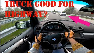 BMW X5 E53 4.4i V8 REMAP 309 HP | POV Highway Autobahn Test Drive | Full Throttle