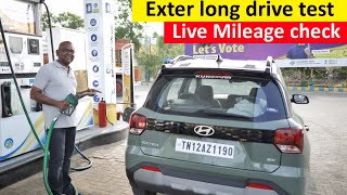 Exter long drive test - real mileage testing | Comfort எப்படி இருந்தது? |  Chennai to Bangalore