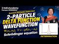 Wave function determination delta function potential #shorts #quantummechanics #wavefunction #delta