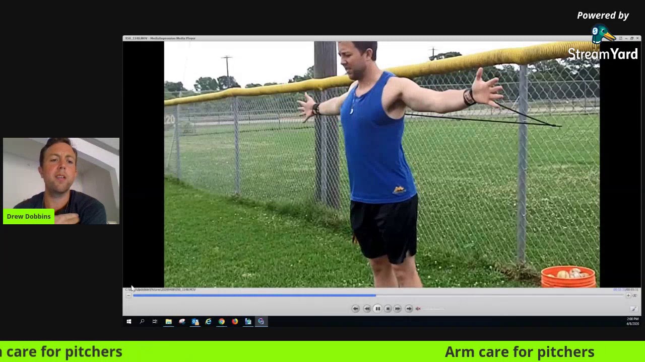 Baseball arm care Pitcher's tubing YouTube