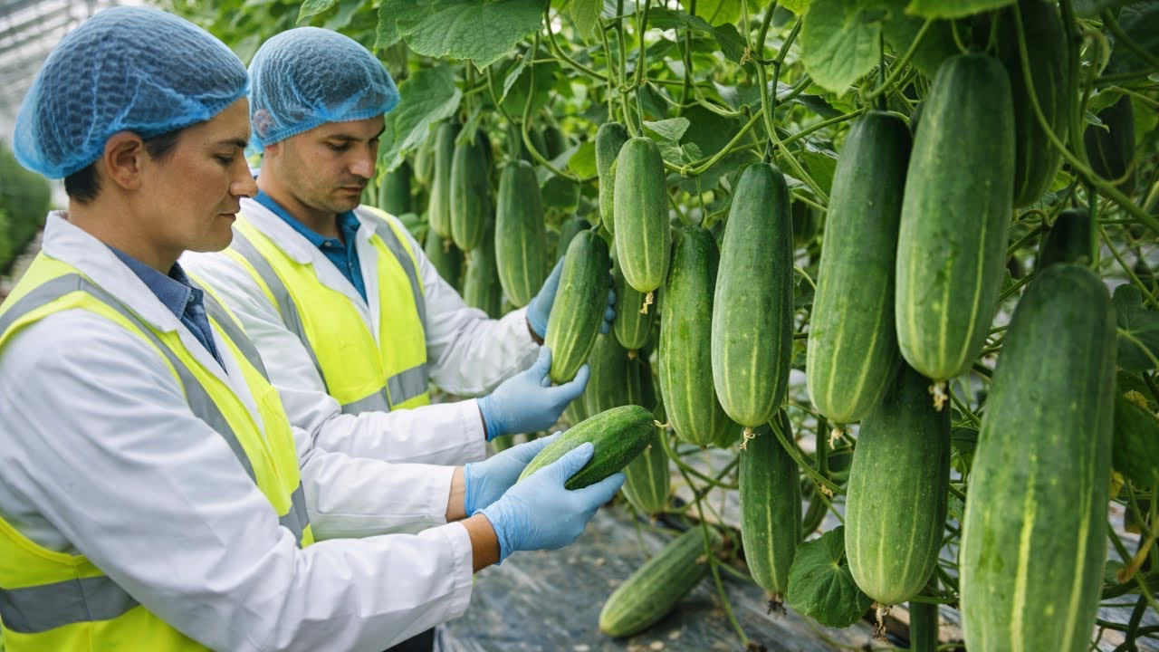 Inside the World’s Largest Cucumber Factory: From Seed to Supermarket (Full Process)