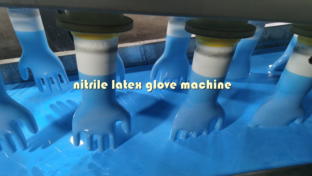 How to make nitrile/latex gloves? How does the nitrile glove machine